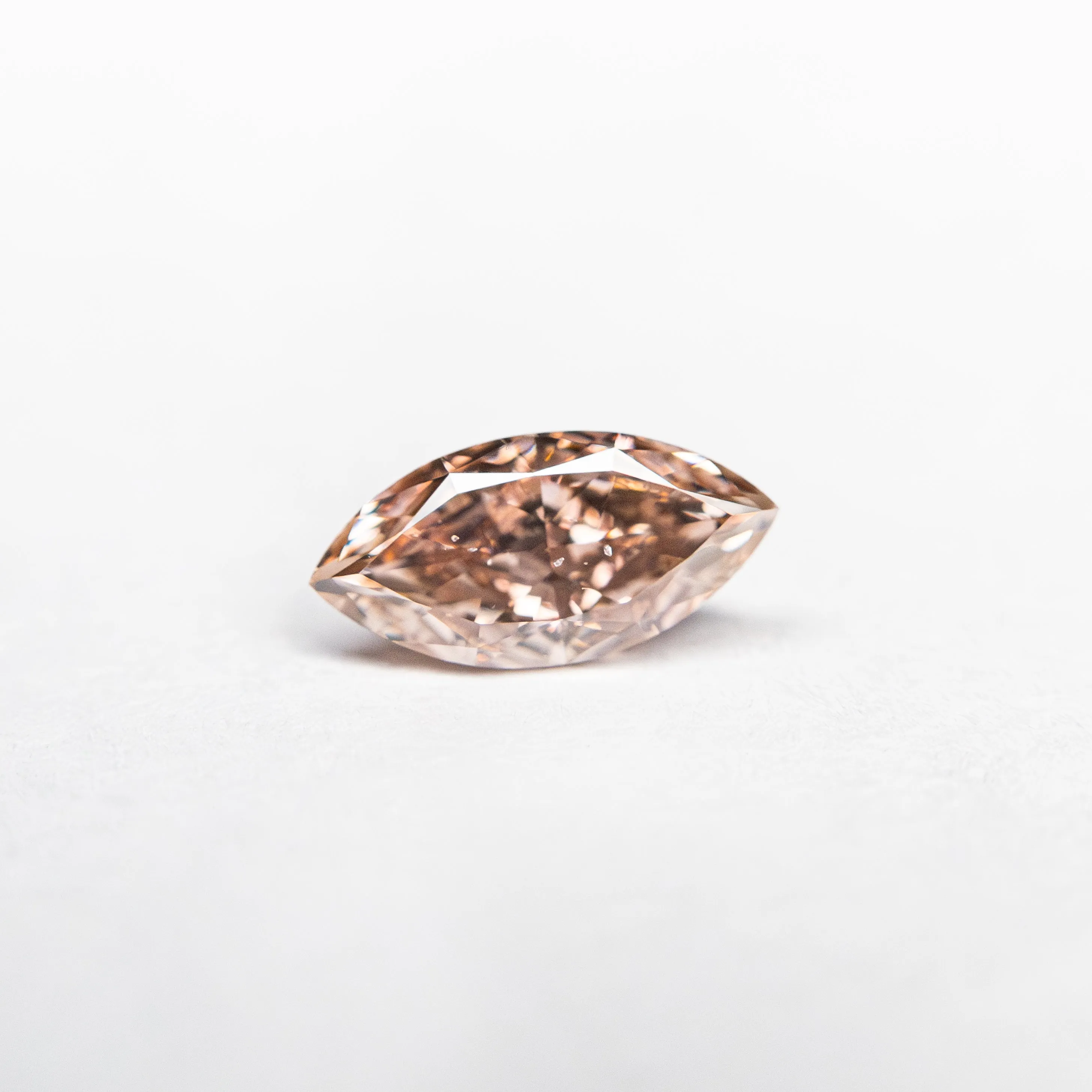 0.35ct 6.93x3.37x2.17mm SI1 Fancy Intense Orangy Pink Marquise Brilliant  24149-01