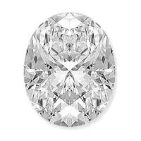 0.53 Carat Oval Lab Grown Diamond