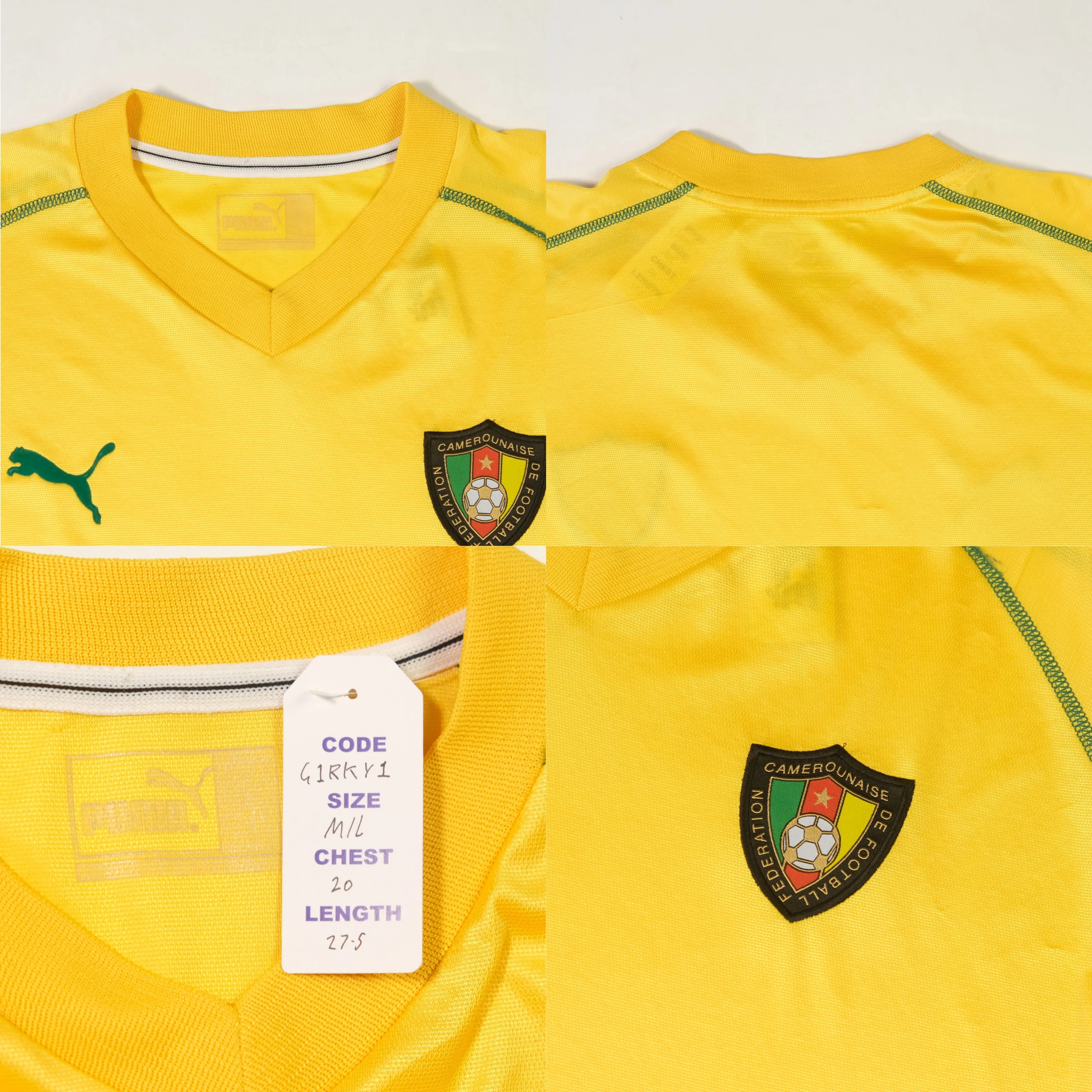 2000/02 Cameroon Training Shirt Puma (M/L)