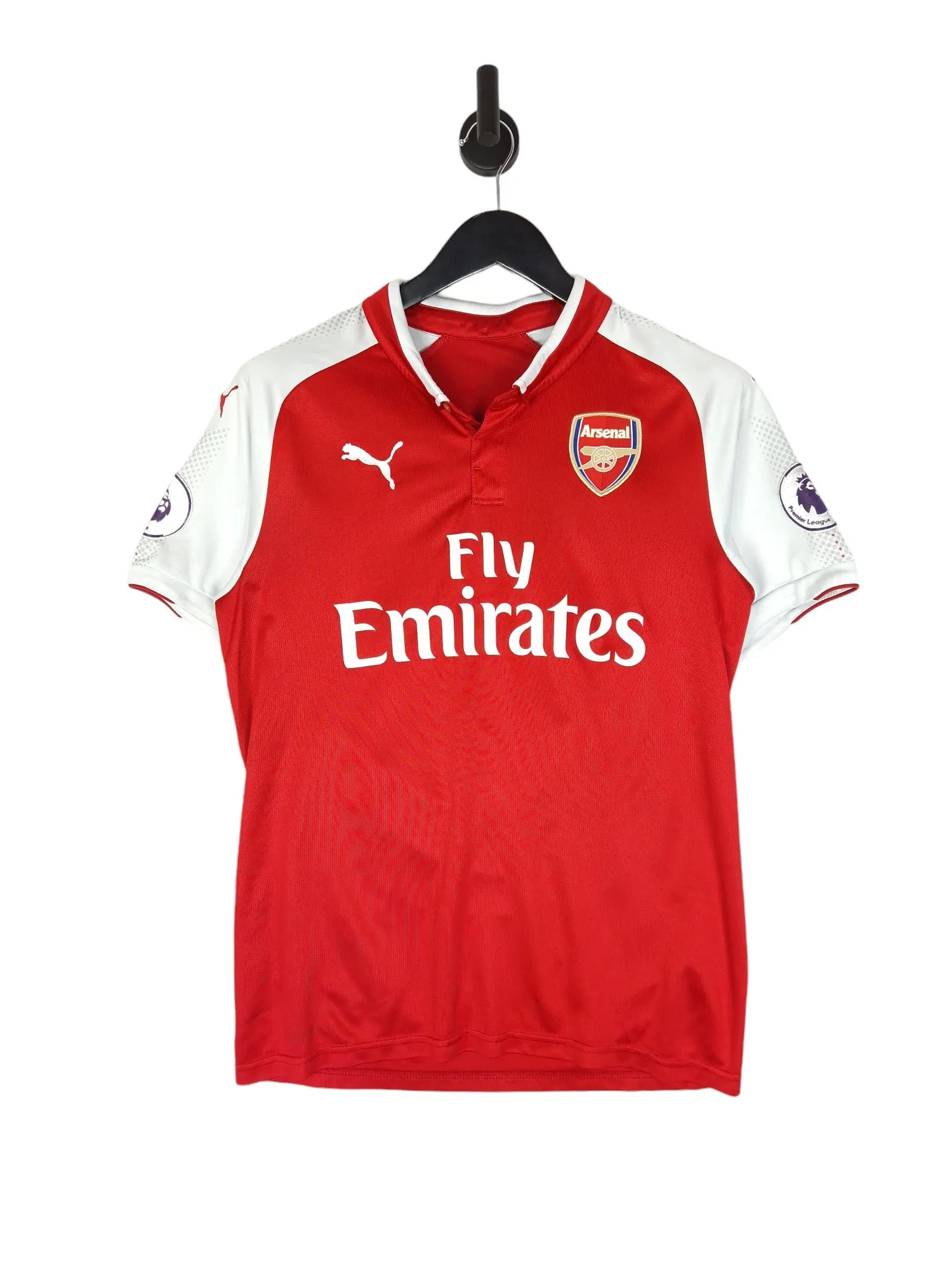 2017/18 Puma Arsenal #9 Lacazette Home Jersey - Size Small