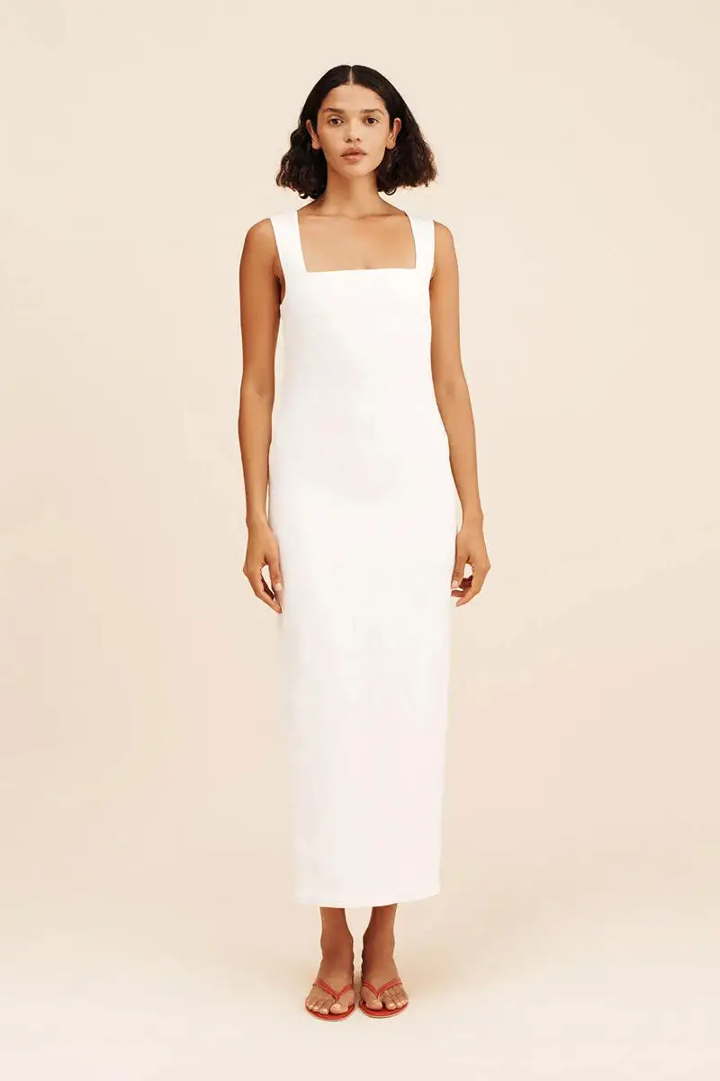 Alice Midi Dress - Ivory