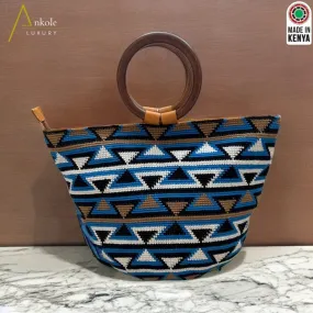 Ankole Luxury Jadi Crochet bags with wooden handle