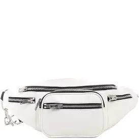 Attica Belt Bag, White/White