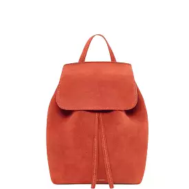 Backpack Mini Suede, Brick