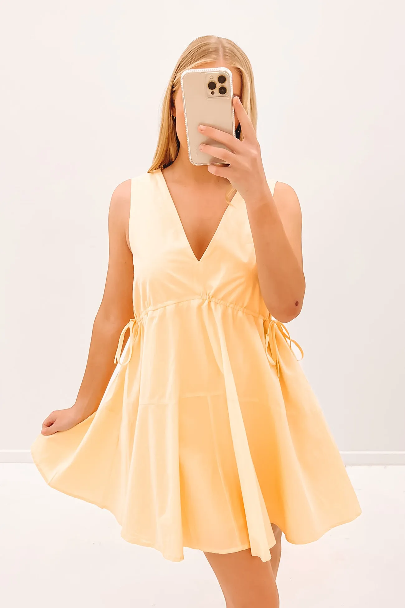 Beni Mini Dress Citrine