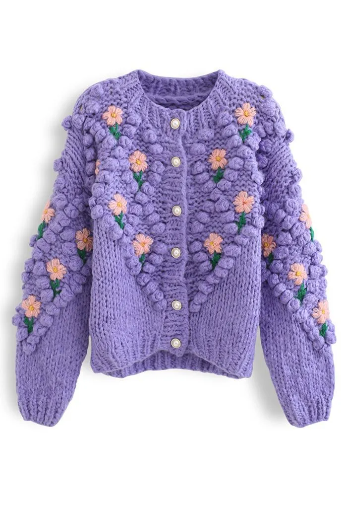 Chicwish  |Flower Patterns Cardigans