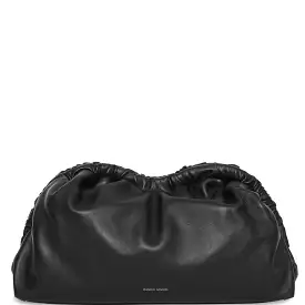 Cloud Clutch Lambskin, Black/Flamma