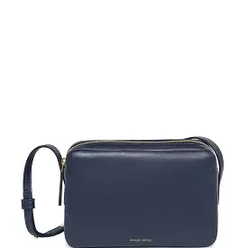 Double Zip Crossbody Lamb, Blue