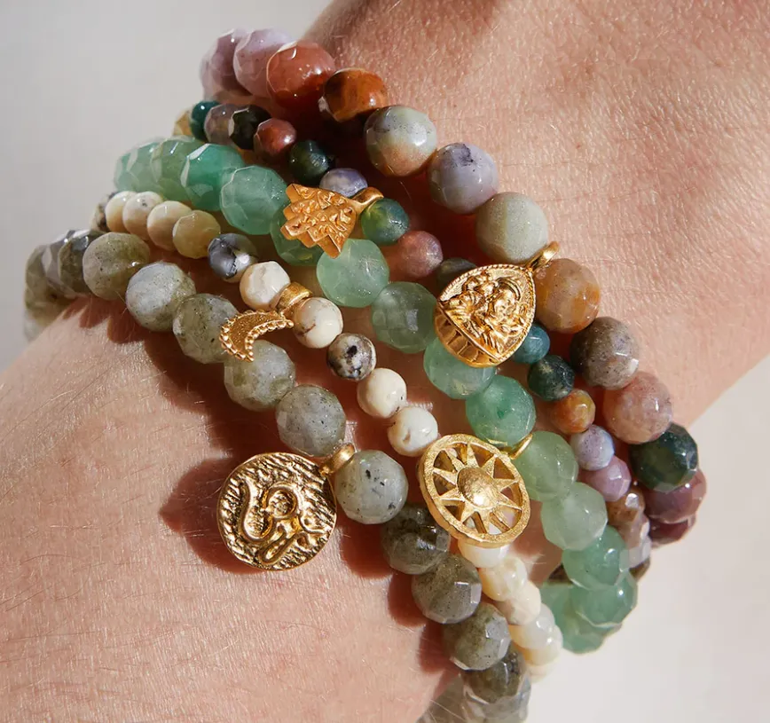 FANCY JASPER GANESH BRACELET