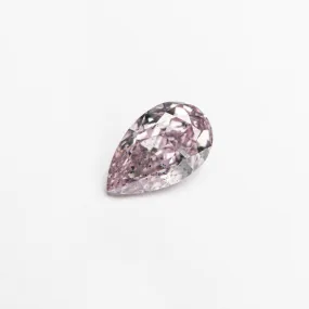 Fancy Pink Brilliant Diamond - 0.50ct Pear