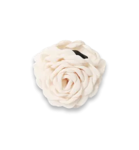 Funky & Fancy Flower Hair Clip White