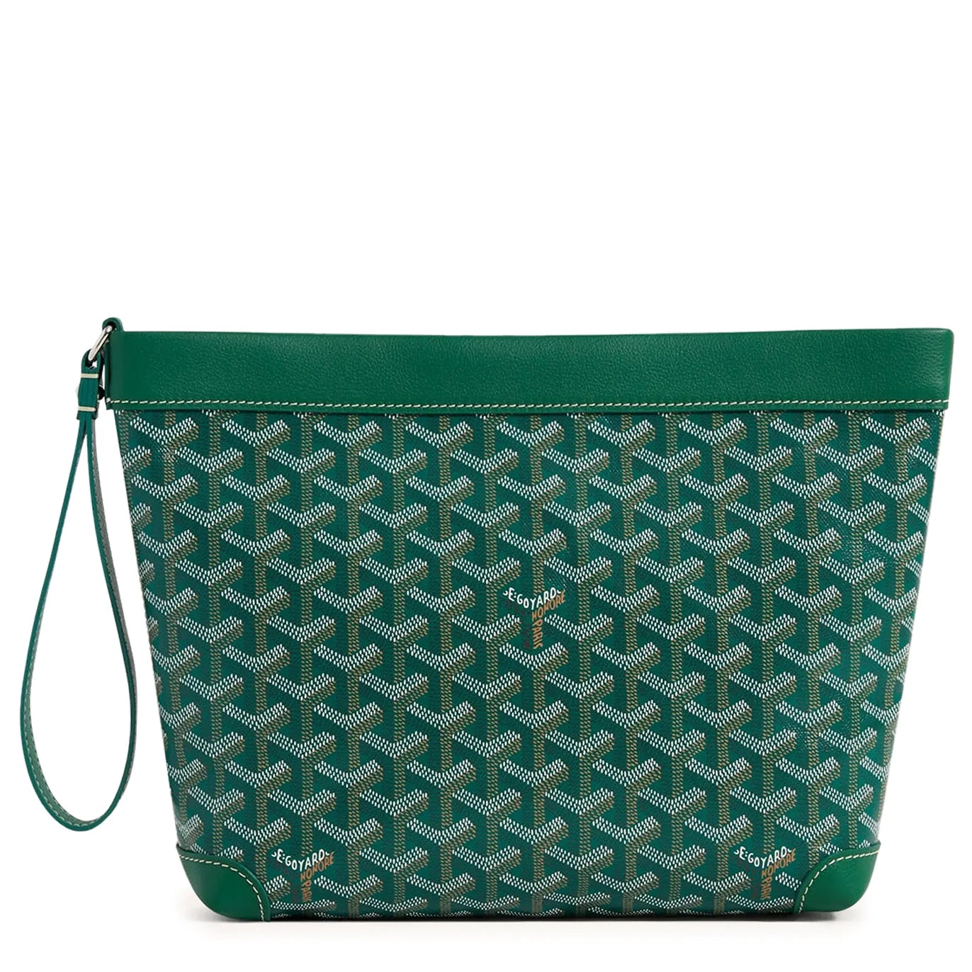 Goyard Conti Green Pouch