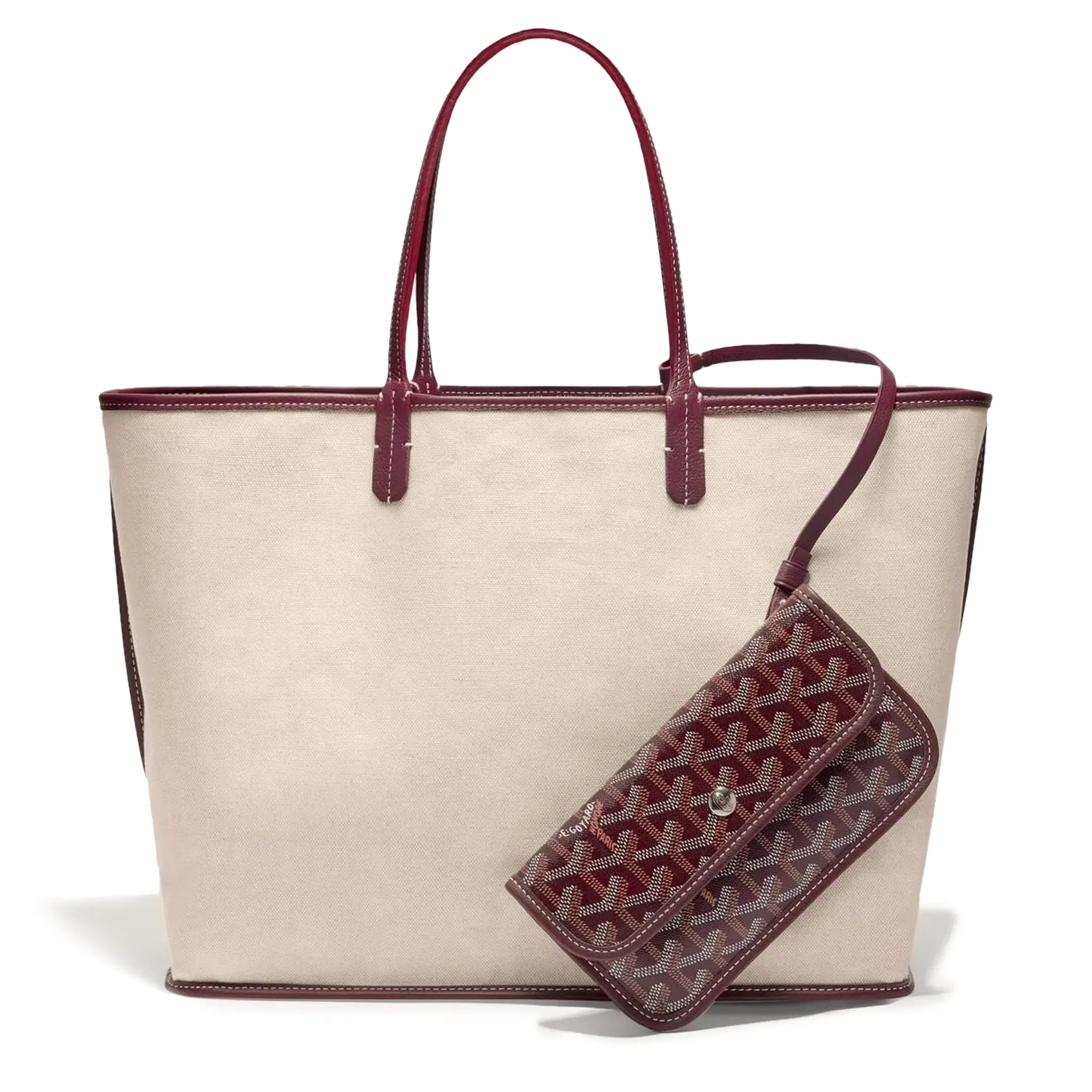 Goyard Saint Louis PM Tote Bag Burgundy