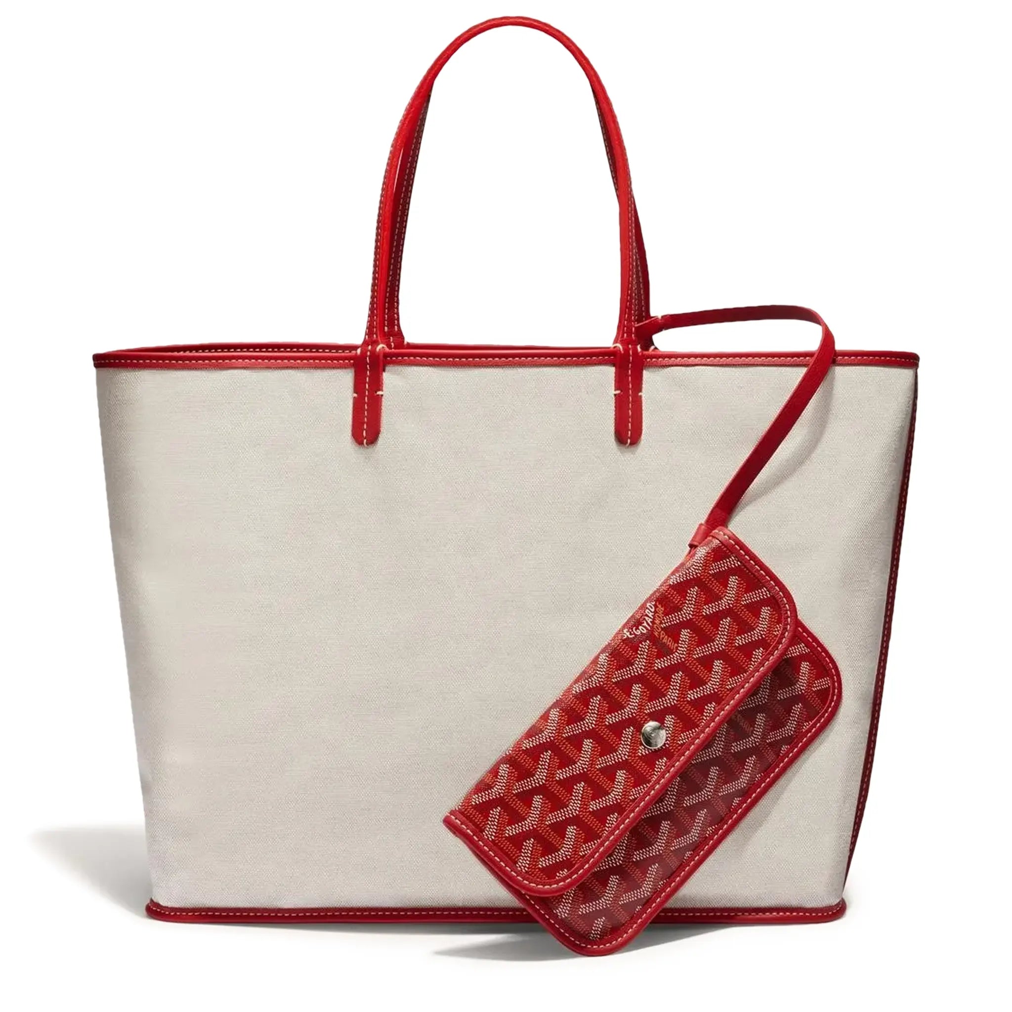 Goyard Saint Louis PM Tote Bag Red