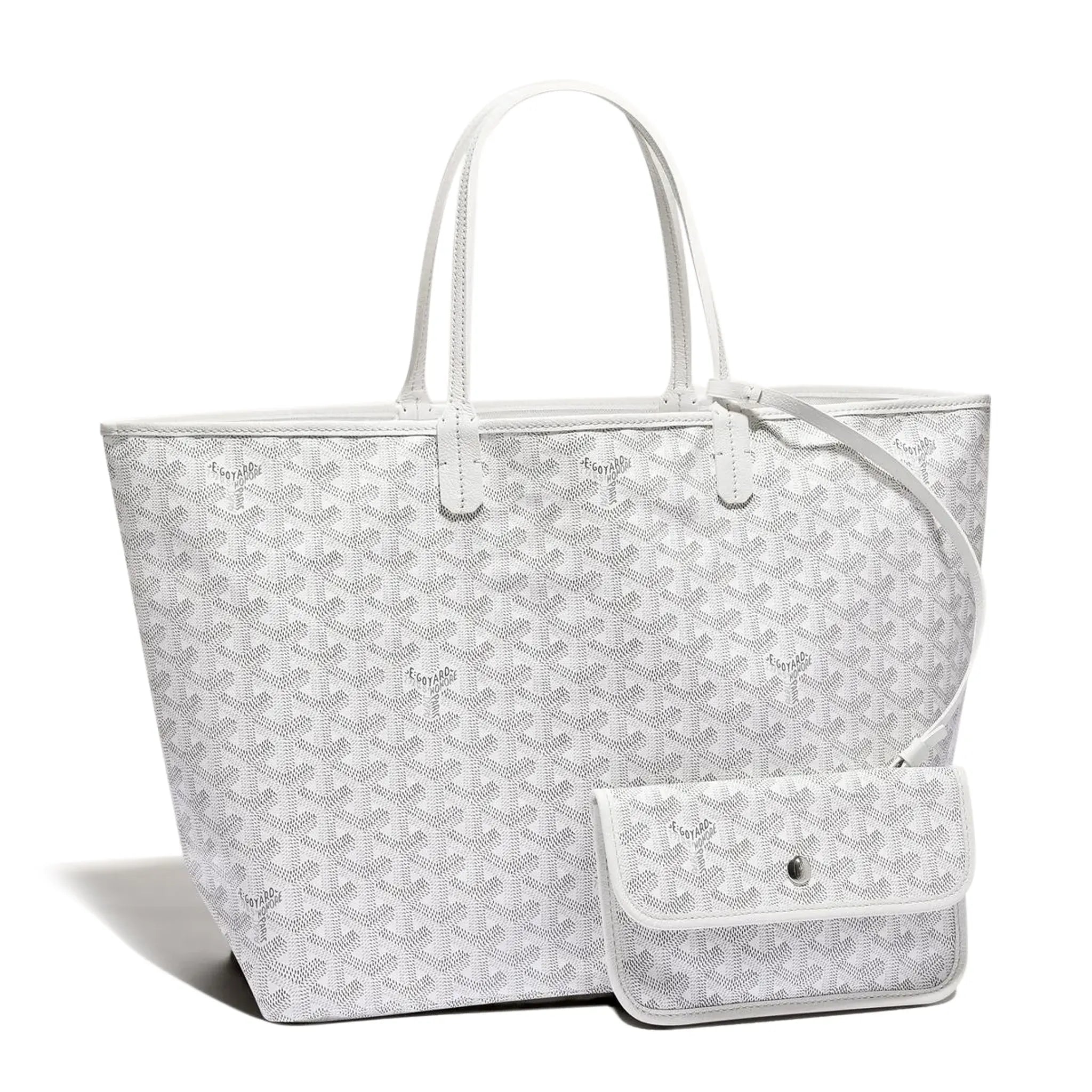 Goyard Saint Louis PM Tote Bag White