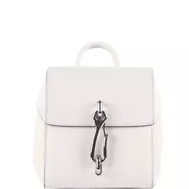 Hook Backpack, White/Silver