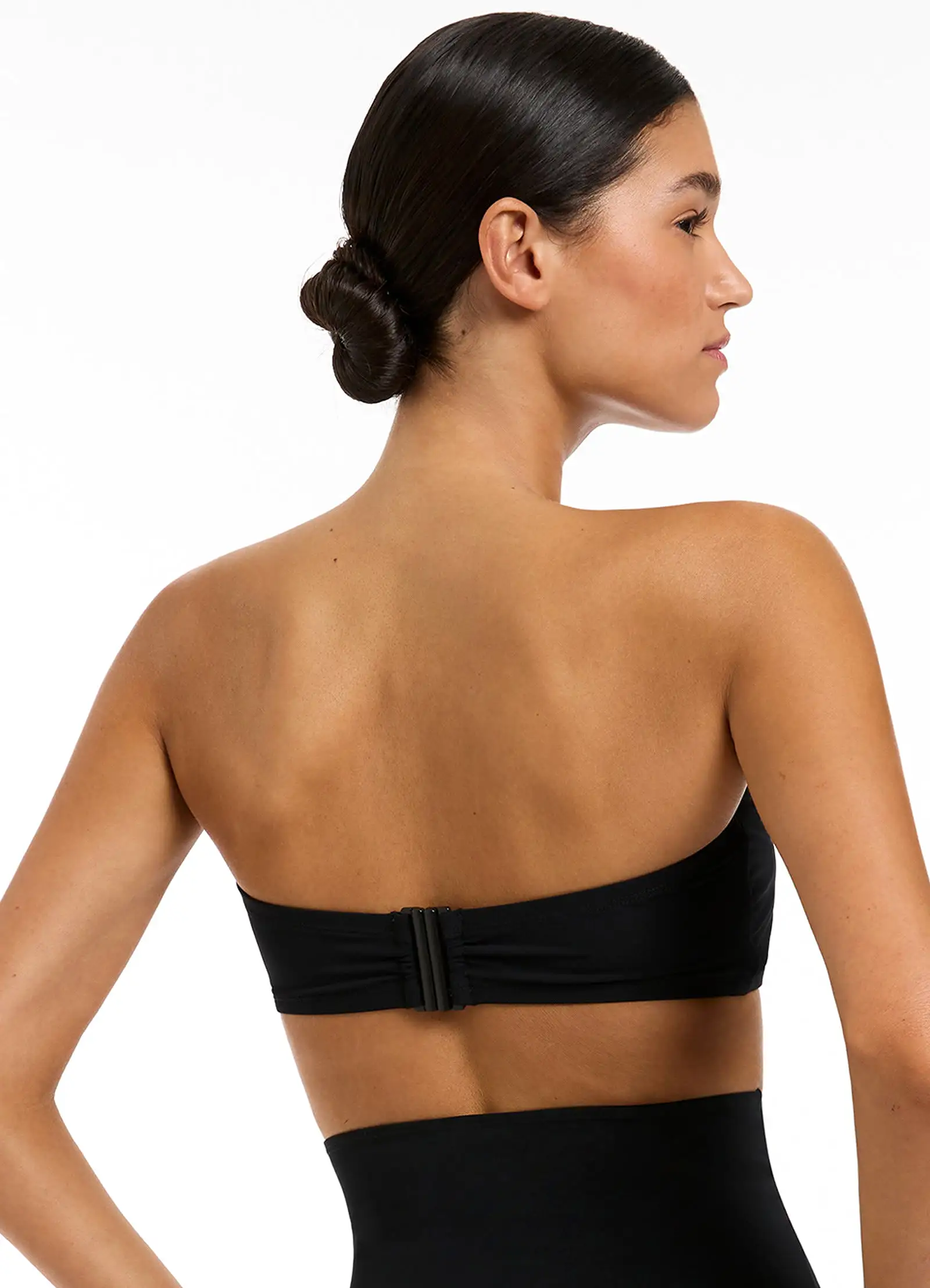 Jetset Minimal Bandeau Top - Black