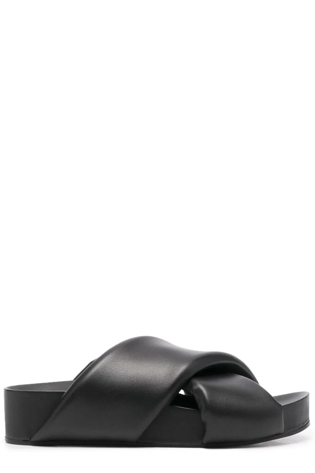 Jil Sander Open Toe Cross Strap Sandals