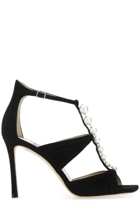 Jimmy Choo Embellished 100 Open Toe Sandals