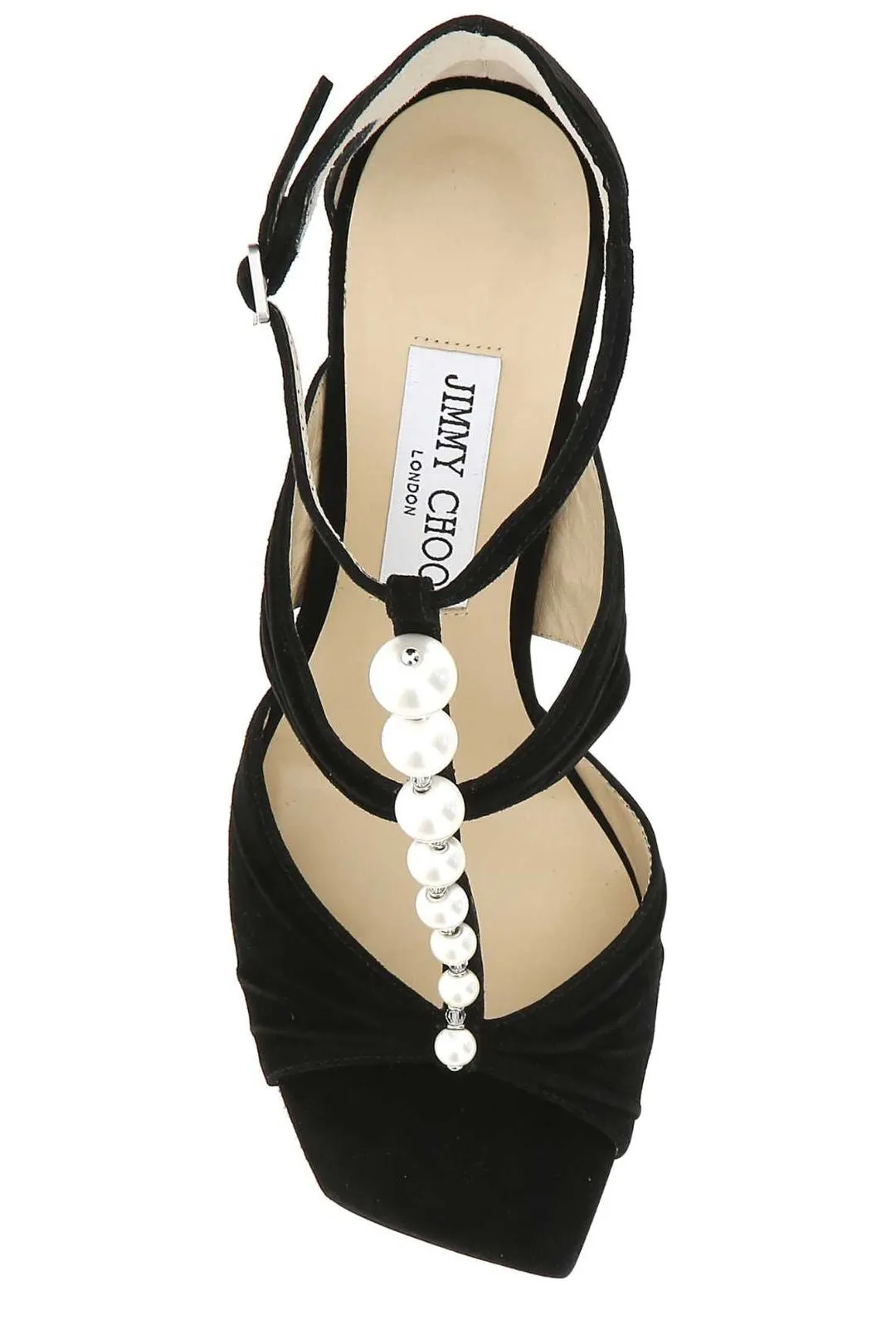 Jimmy Choo Embellished 100 Open Toe Sandals