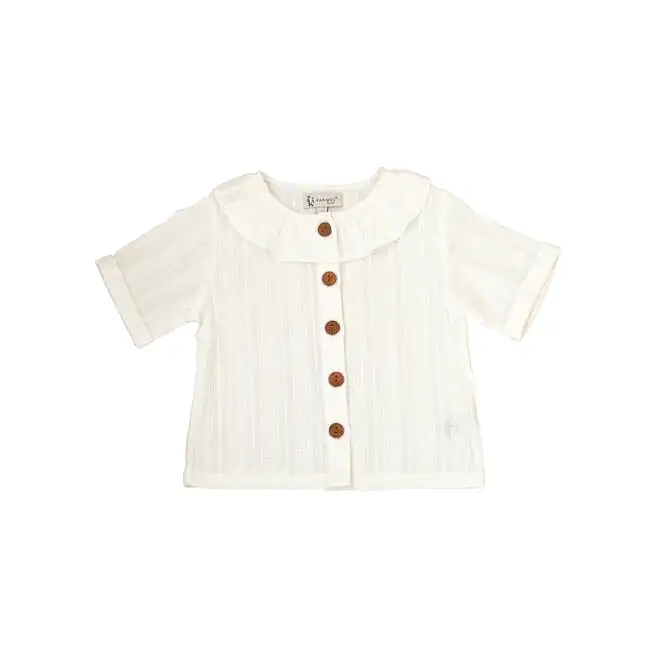 Karibou Kids Sail Away Ruffle Top - White