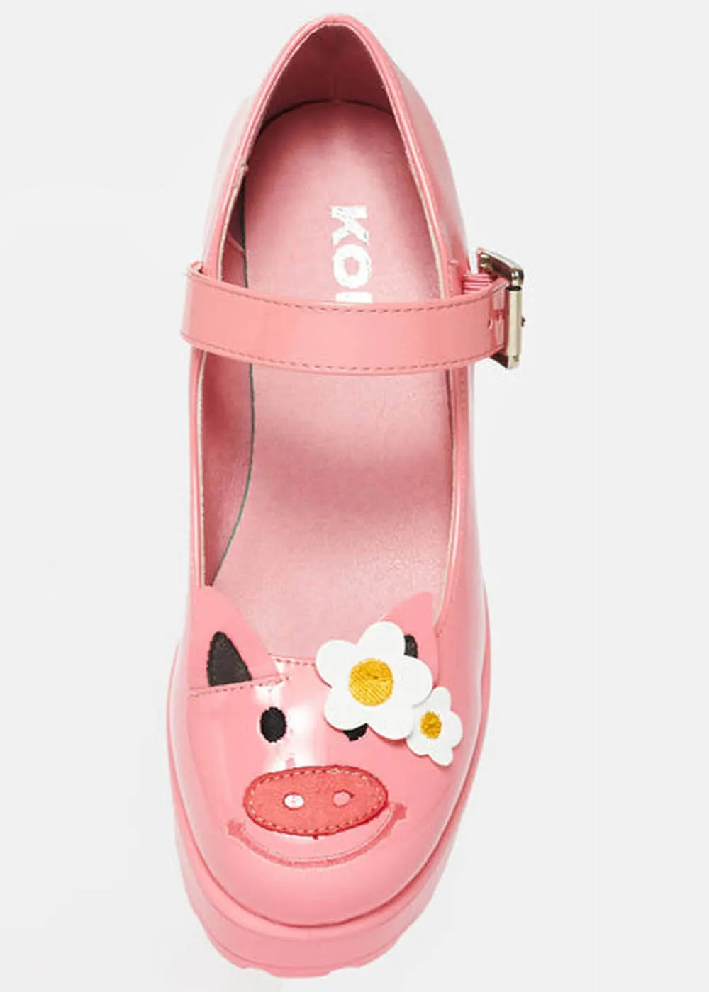 Koi Footwear Tira Two Little Piggies Mary Jane Pumps Pink