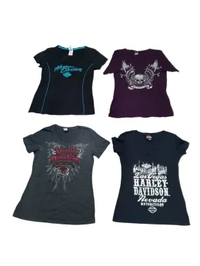 Ladies Harley Davidson T-shirts - 12 pcs - 19/9/24