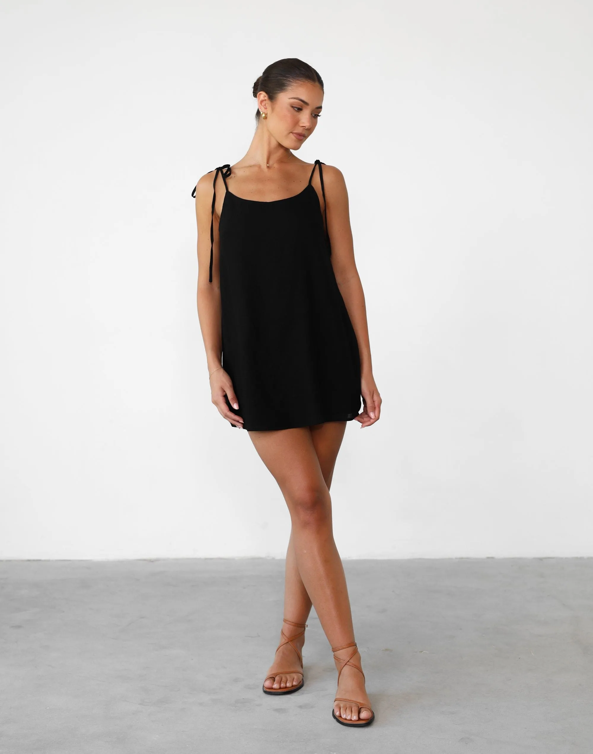 Leighton Mini Dress (Black)