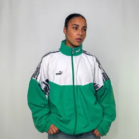 Light Green y2ks Puma Track Jacket (XL)