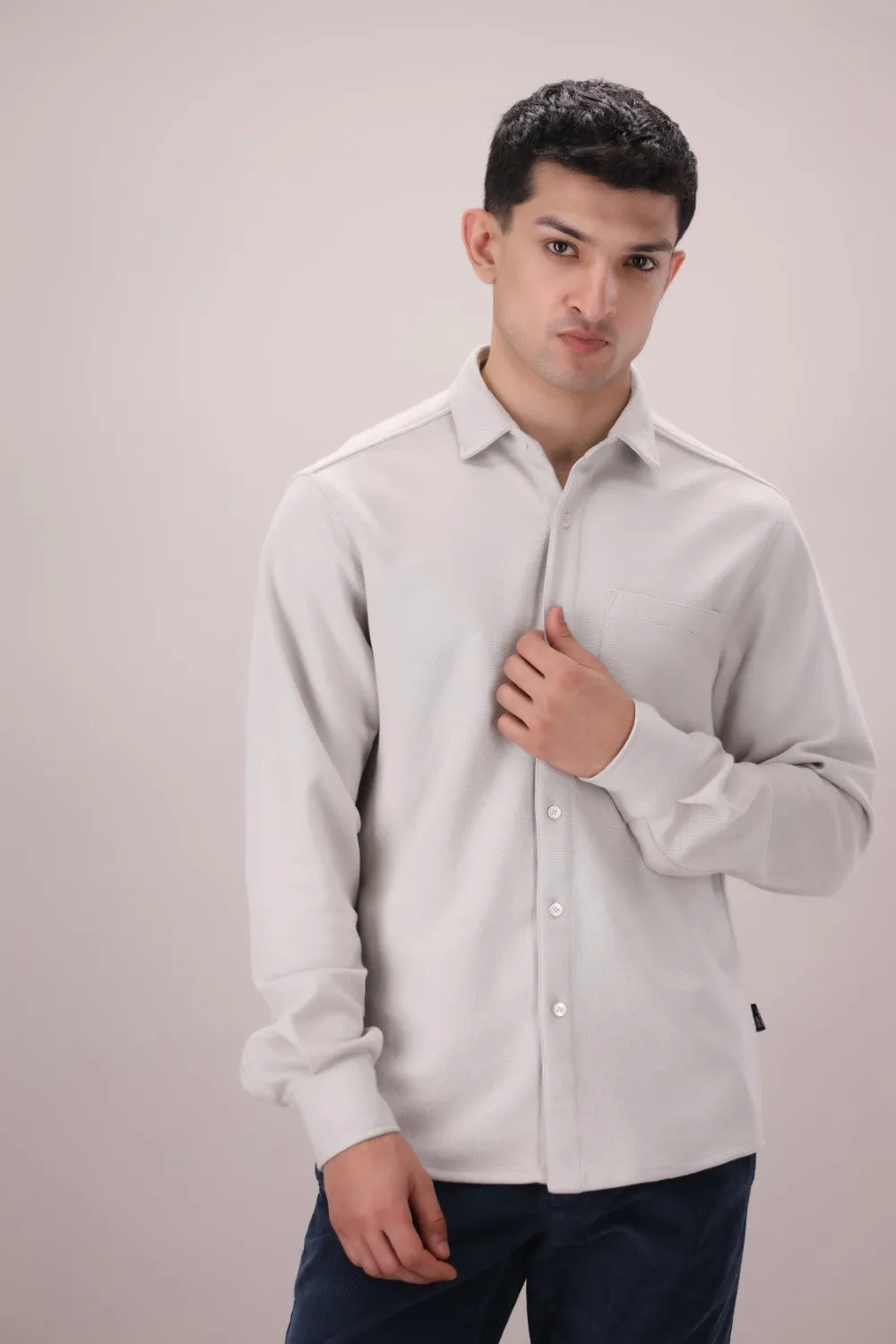 Light Grey Casual Shirt