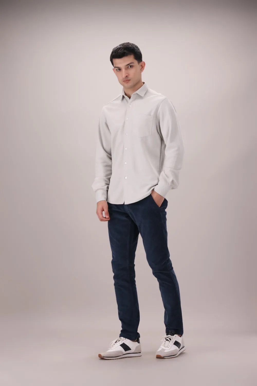 Light Grey Casual Shirt