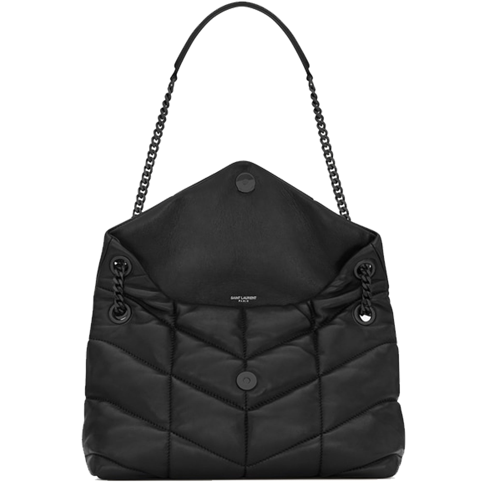 LouLou Puffer Small, Black/Black