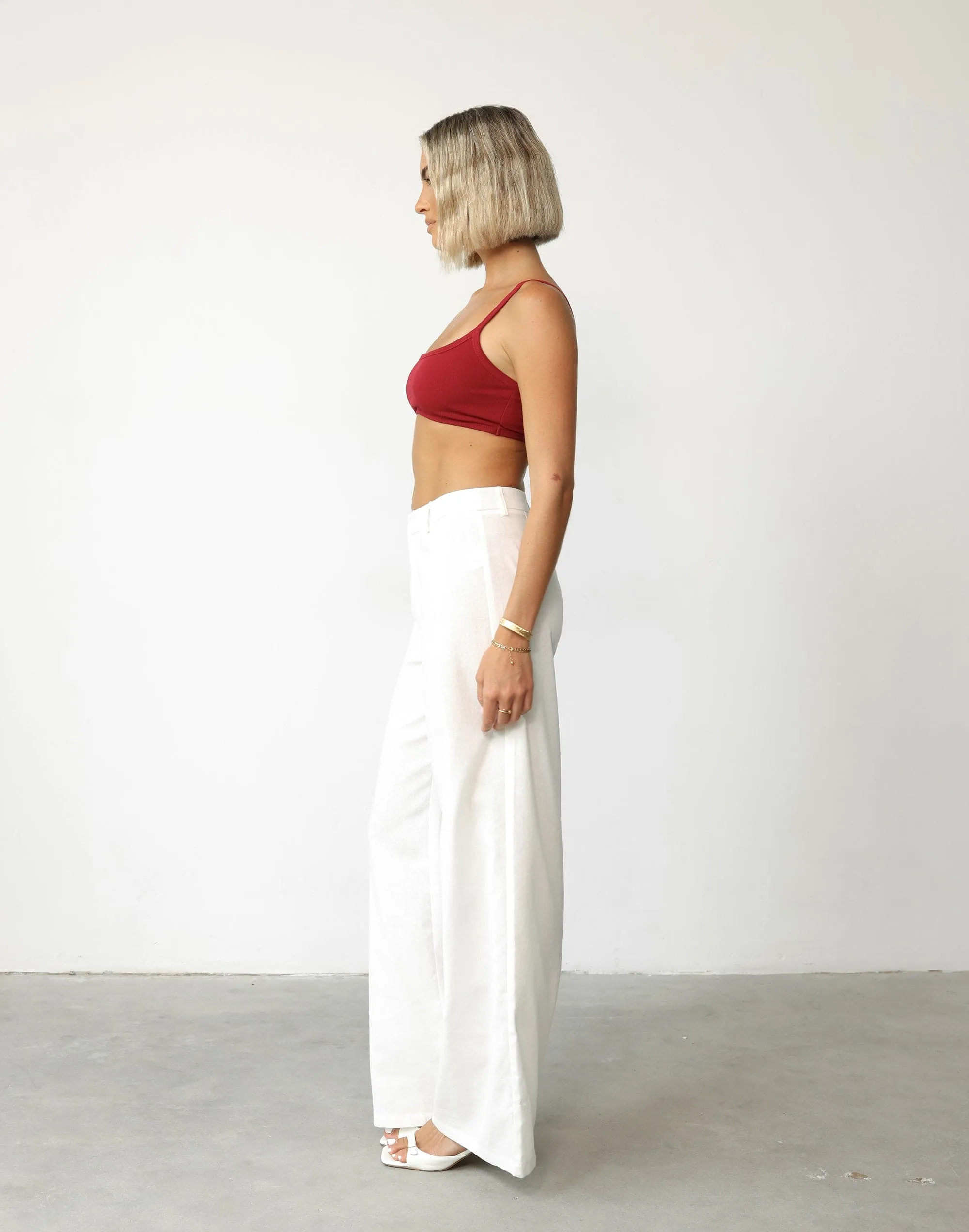 Malina Crop Top (Cherry)