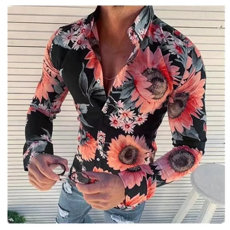 Men's Floral Casual Shirt