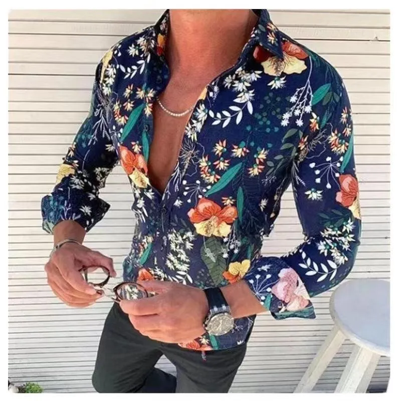 Men's Floral Casual Shirt