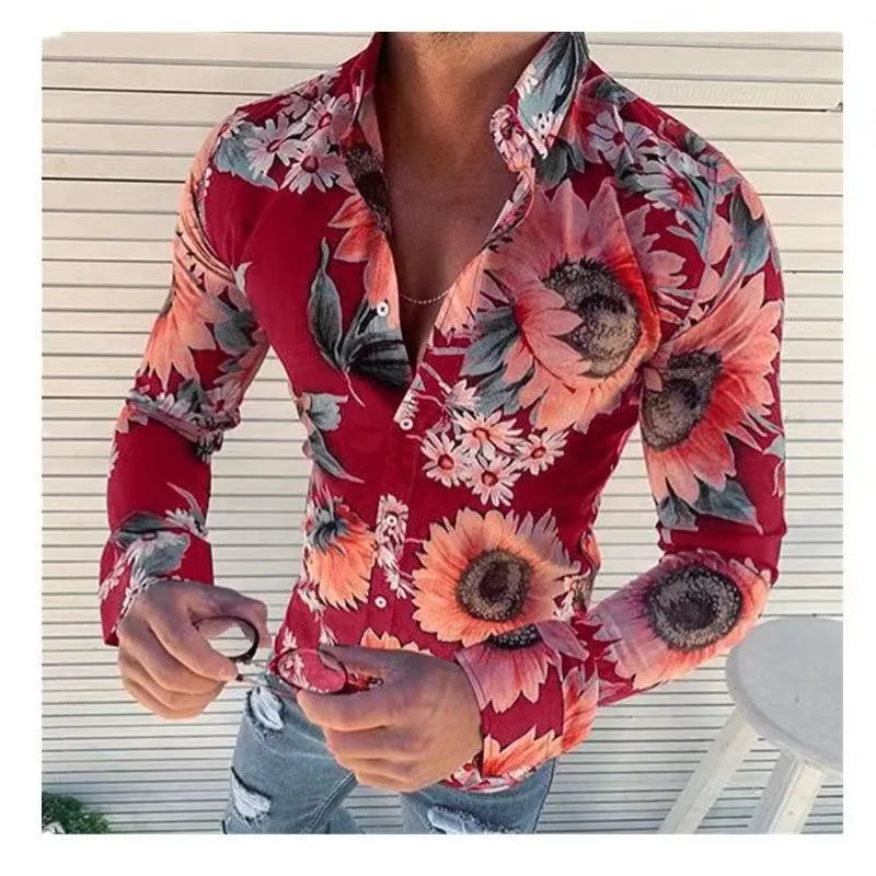 Men's Floral Casual Shirt