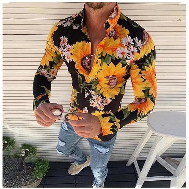 Men's Floral Casual Shirt