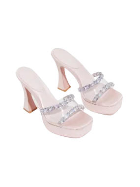 Mirabel Diamond Heels (Pink)