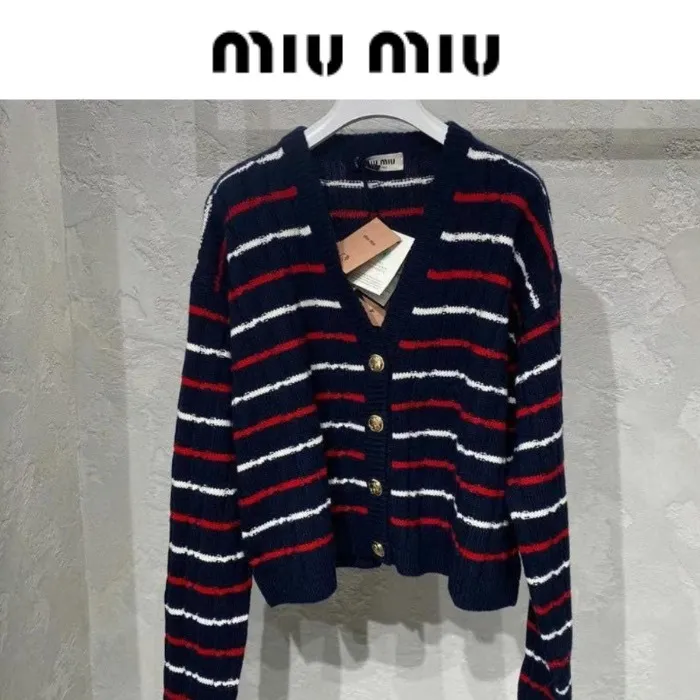 MiuMiu  |Logo Cardigans