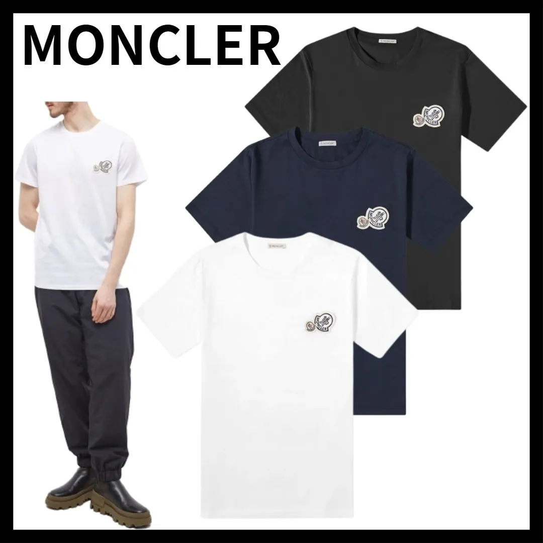 MONCLER  |Plain Logo T-Shirts