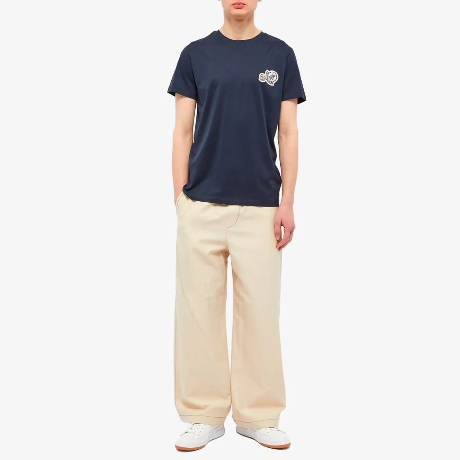 MONCLER  |Plain Logo T-Shirts