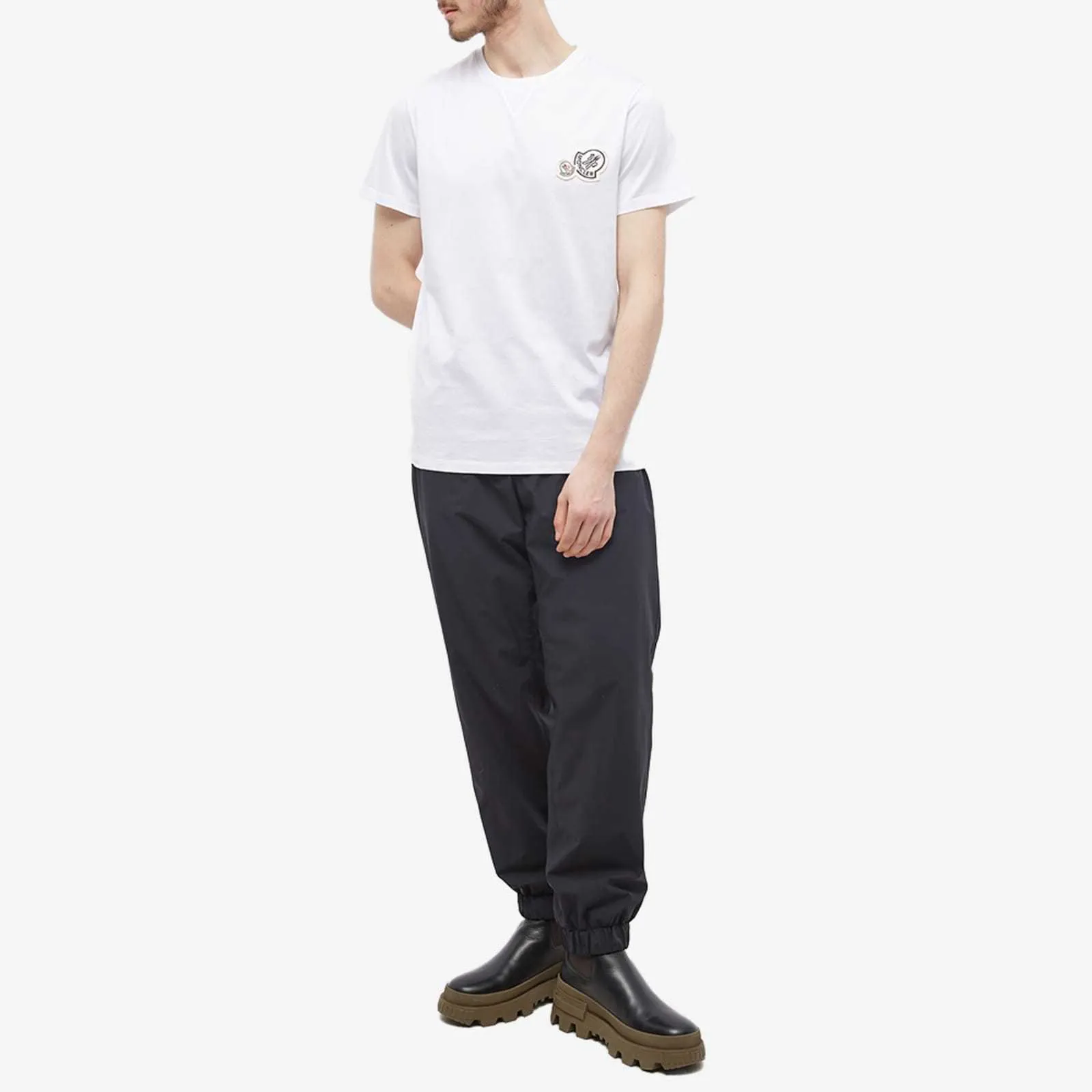 MONCLER  |Plain Logo T-Shirts