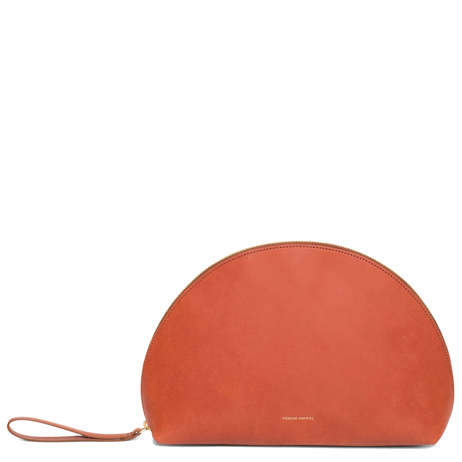 Moon Clutch Mini Wristlet Vegetable Tanned, Brandy