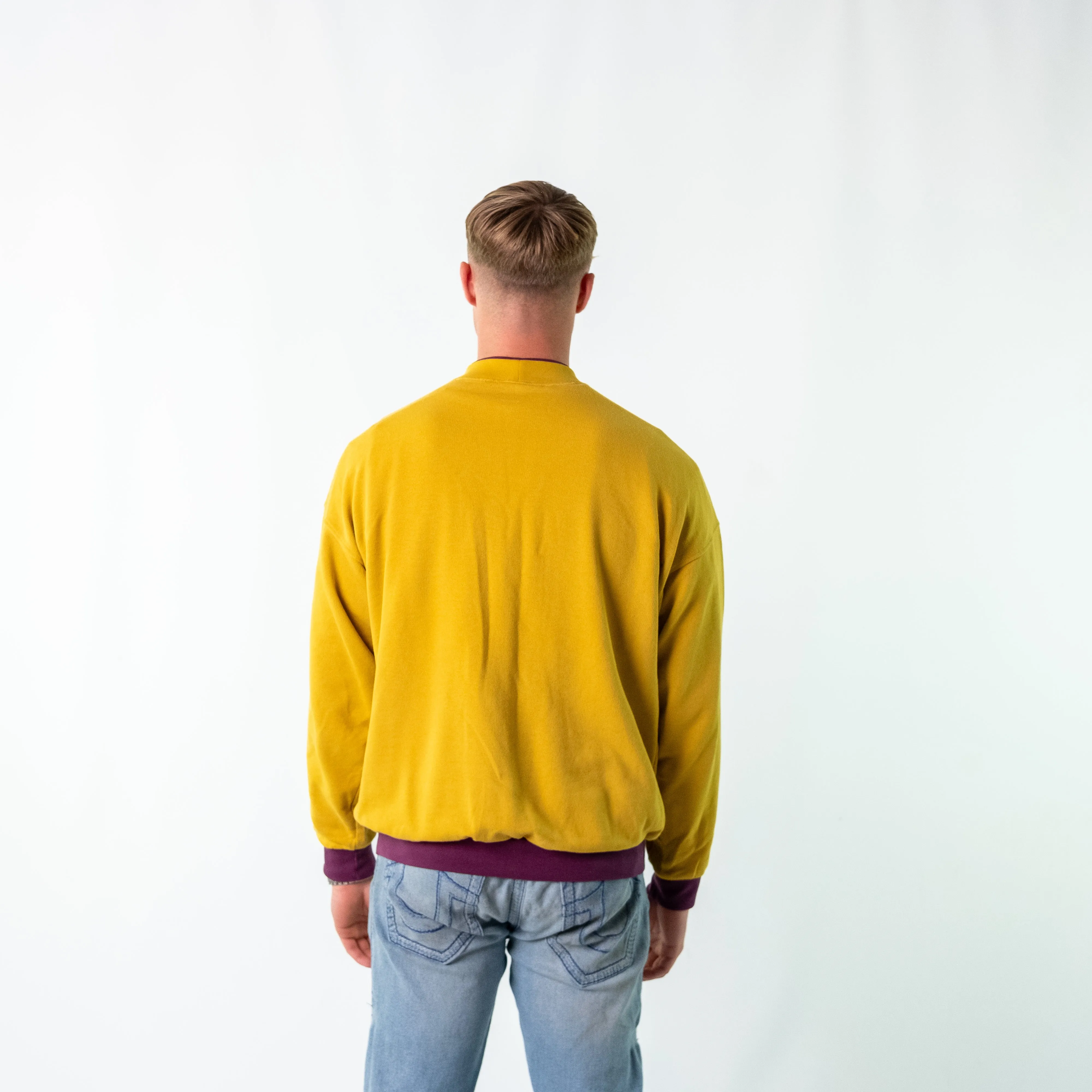 Mustard Yellow 90s Puma Sweatshirt (L)