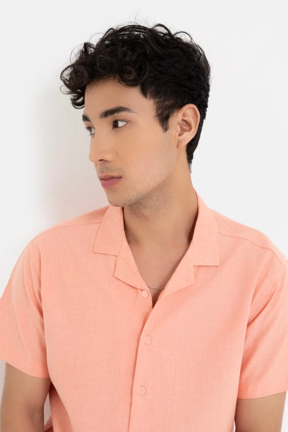 Orange Casual Shirt