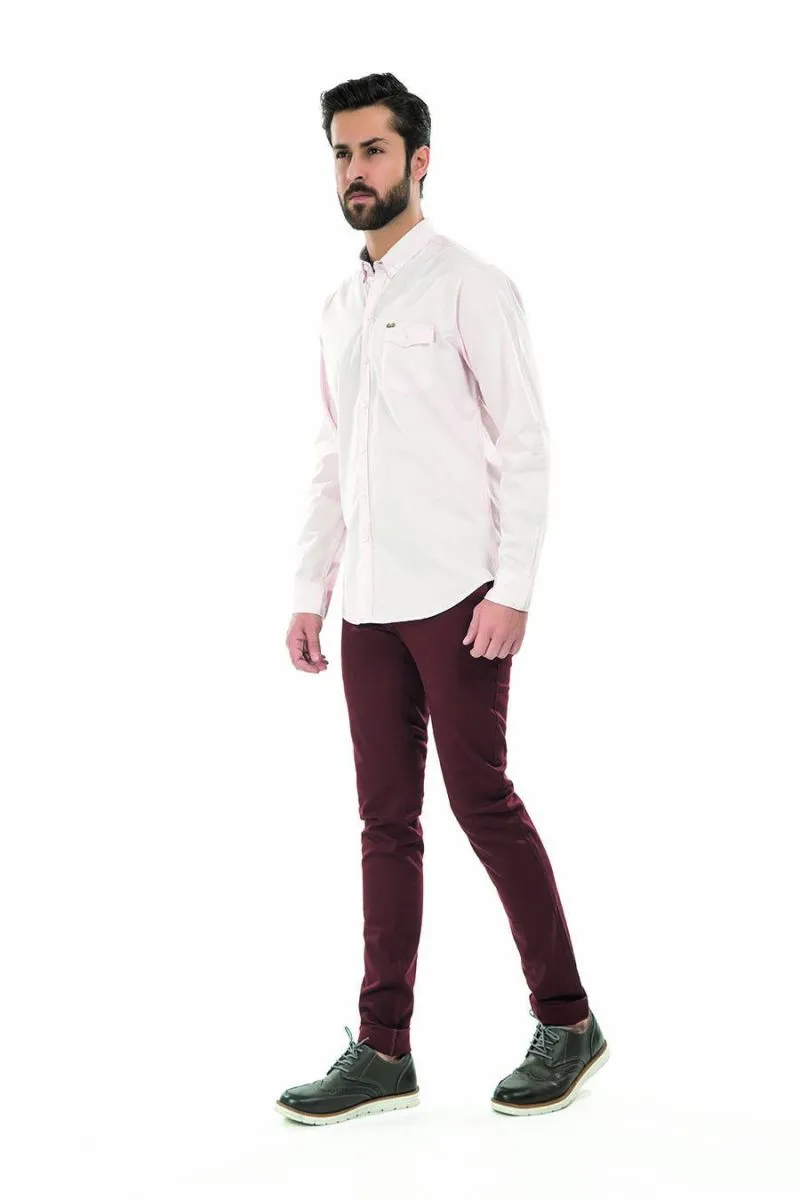 Pink Casual Shirt FS Slim Fit