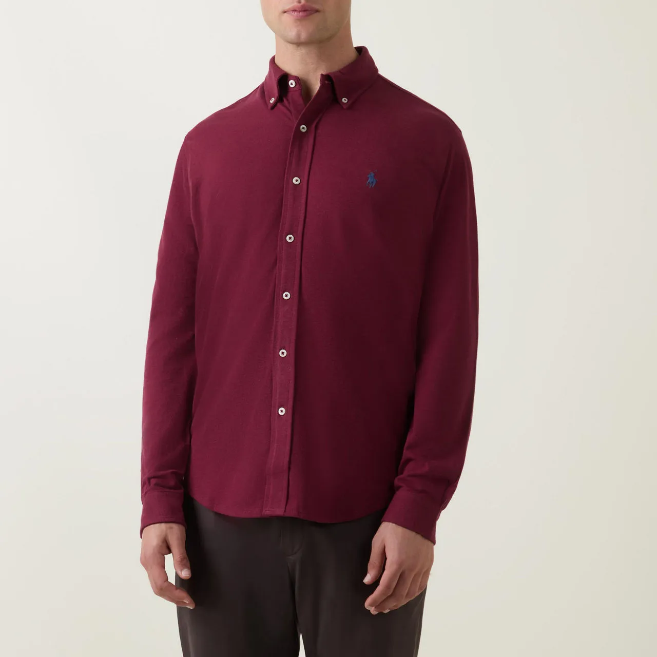 POLO RALPH LAUREN Single-Cuff Casual Shirt - Wine