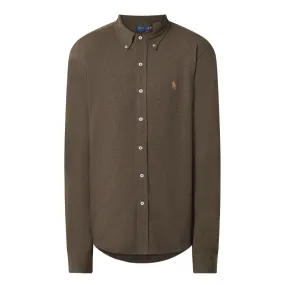 POLO RALPH LAUREN The Sustainable Edit Featherweight Logo Casual Shirt - Olive