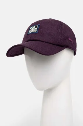 Puma baseball cap Classics Graphic Dad Cap violet color 025490