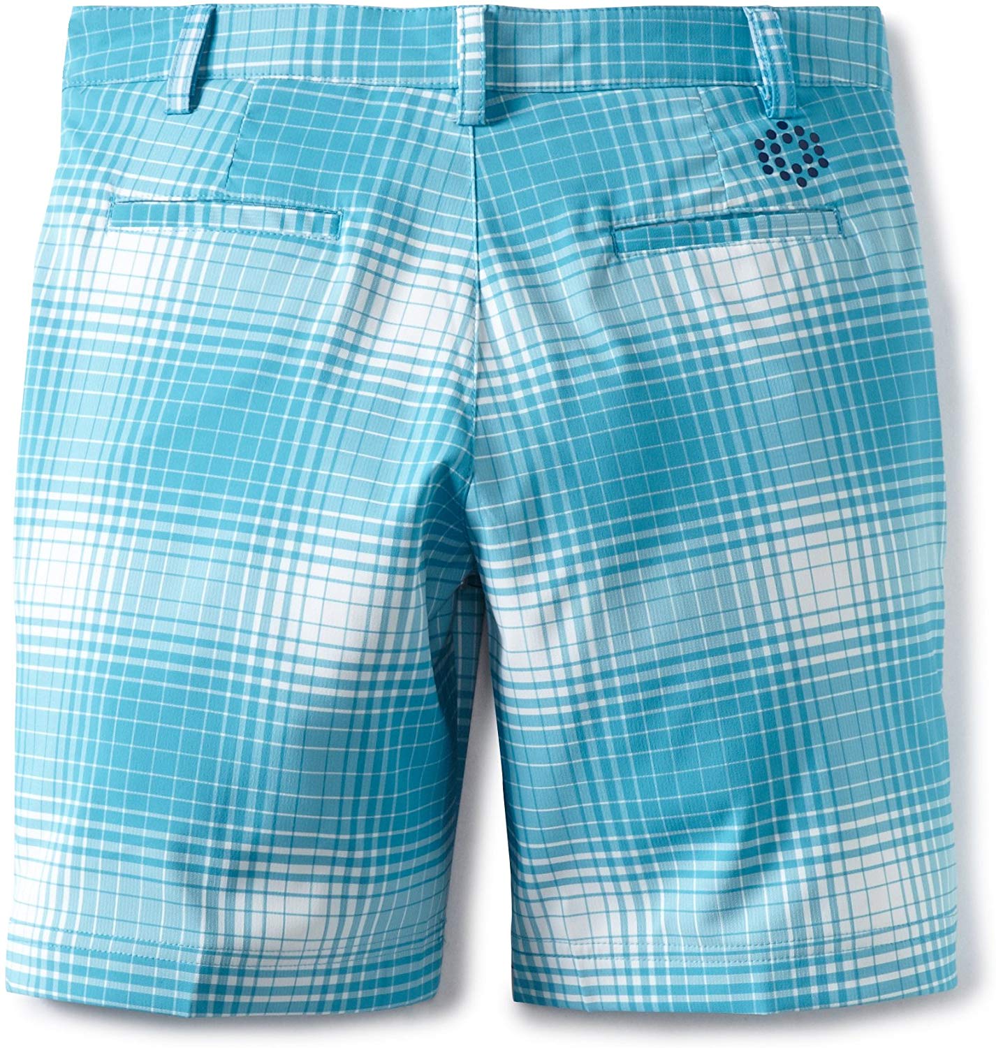 Puma Golf Boy's Ombre Plaid Bermuda